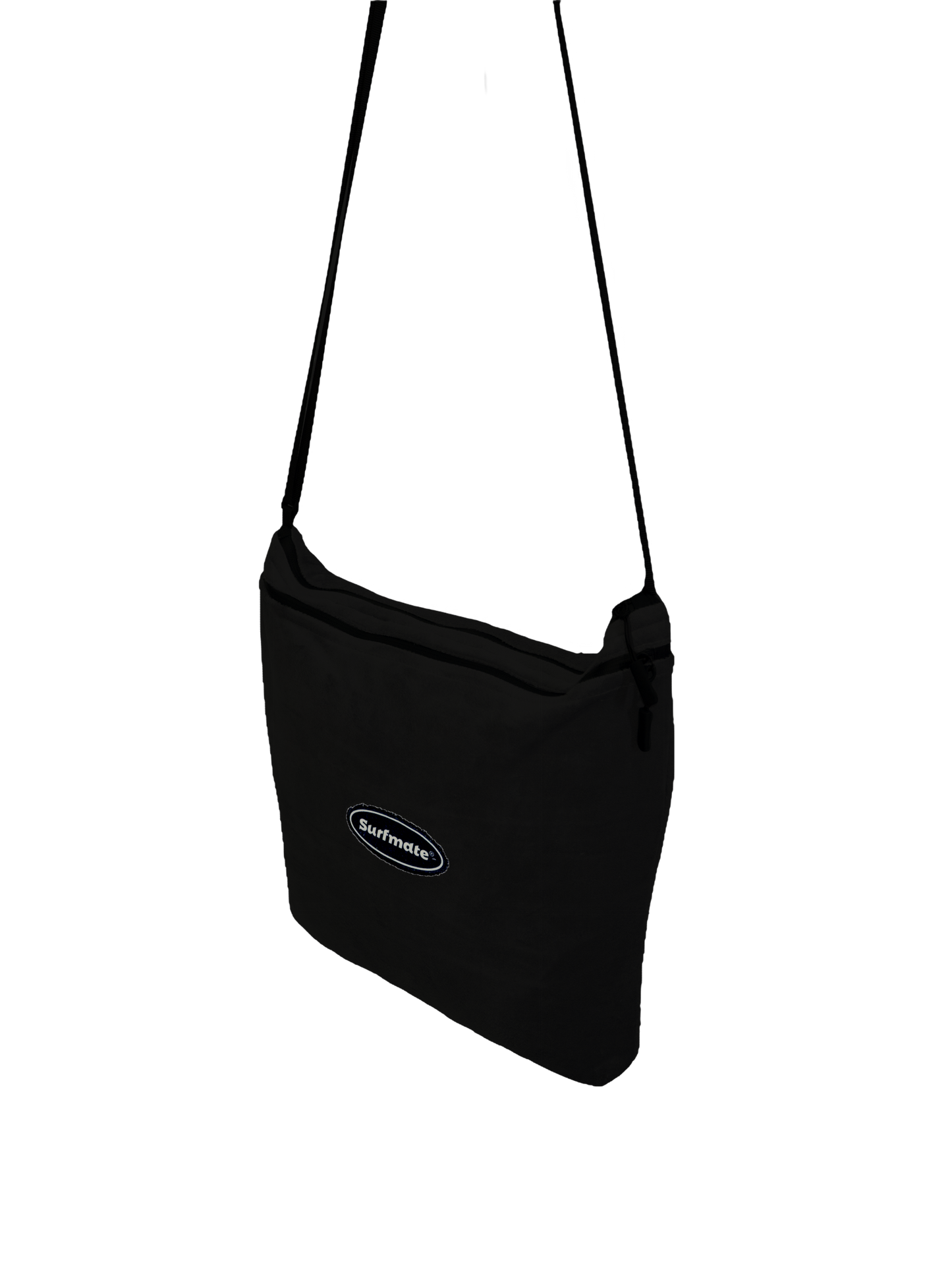 Multipurpose Surf Poncho Changing Towel Robe with Hood & Bag - Black