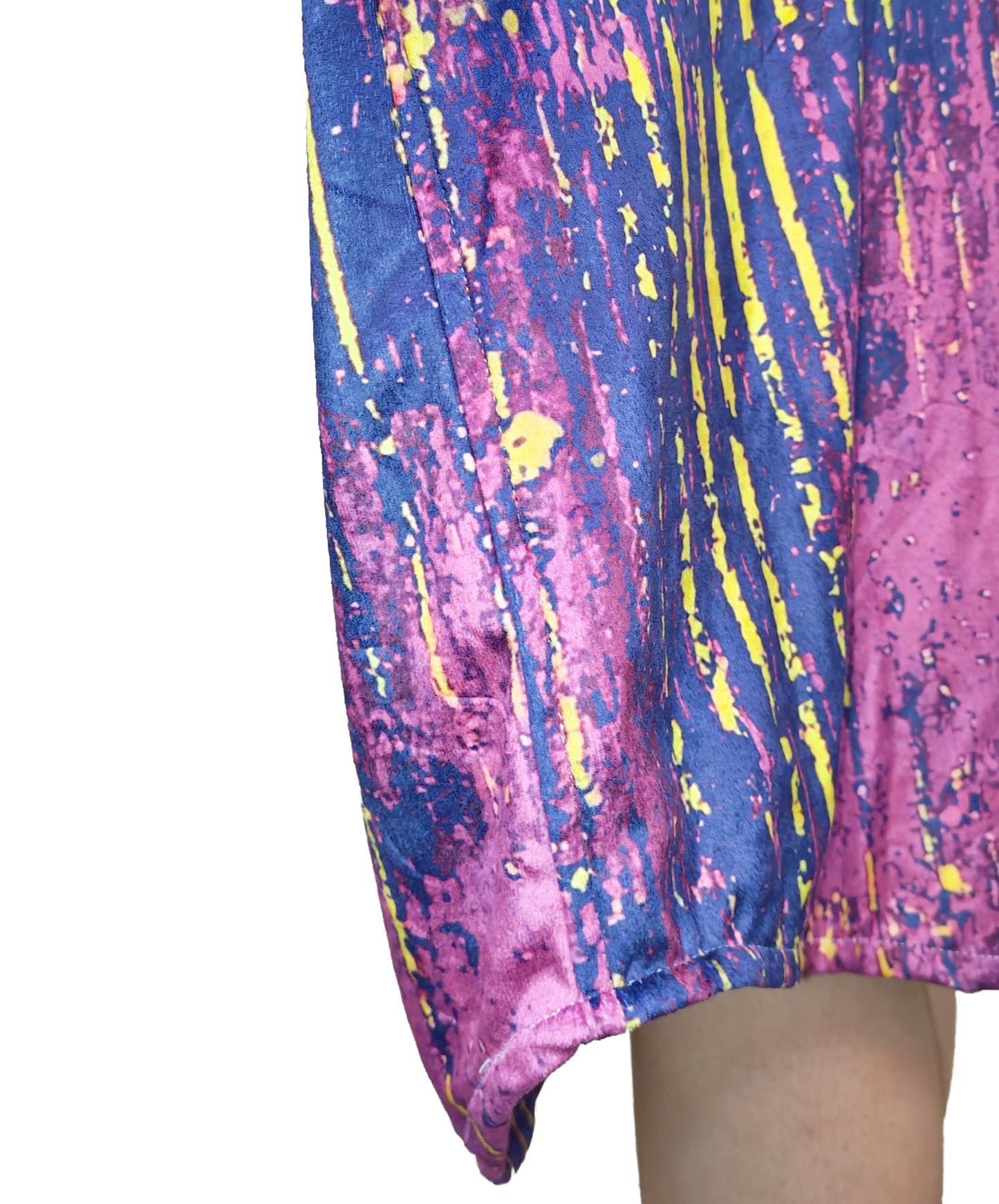 Multipurpose Surf Poncho Changing Towel Robe with Hood & Bag - Violet Print