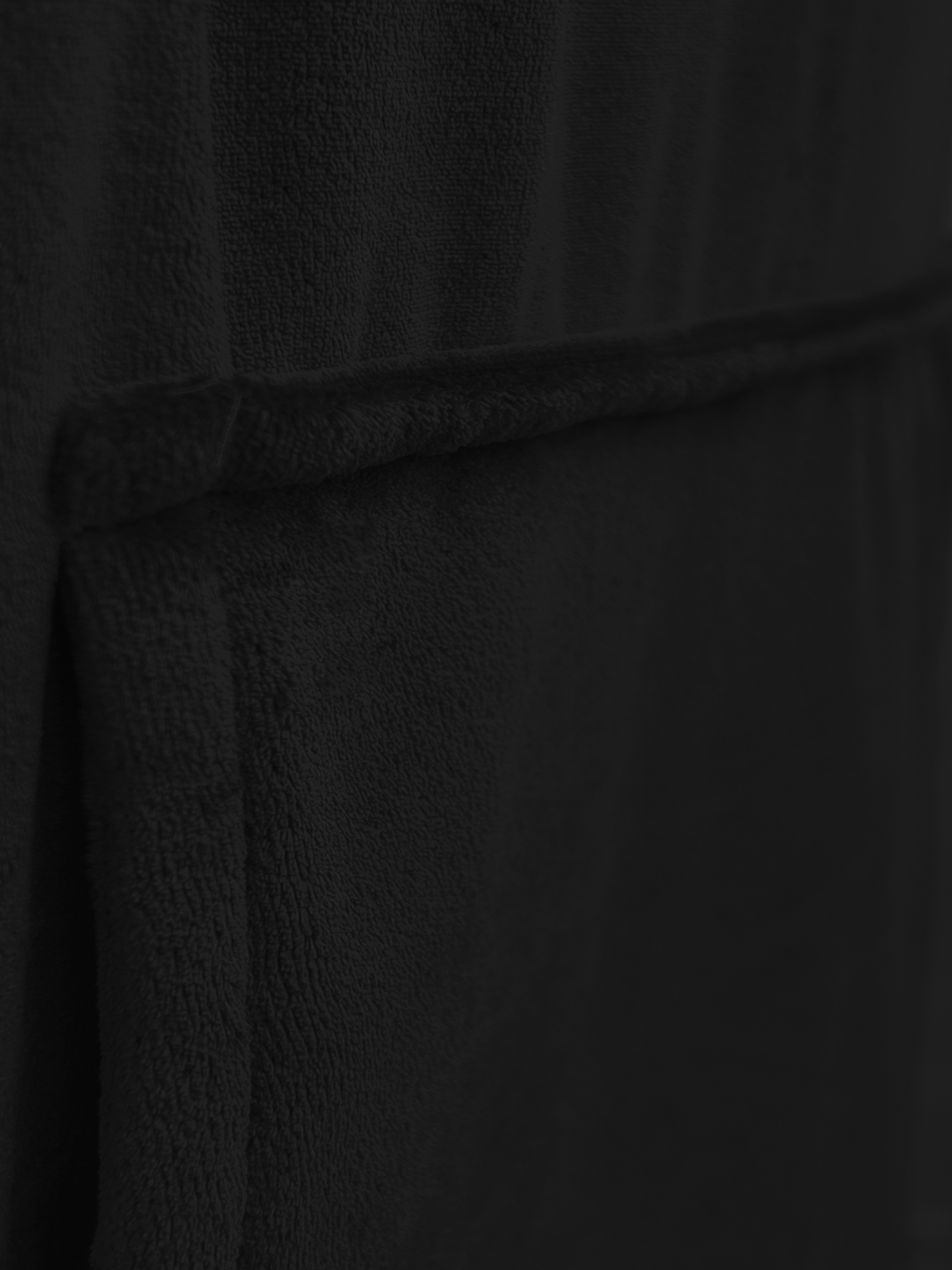 Multipurpose Surf Poncho Changing Towel Robe with Hood & Bag - Black