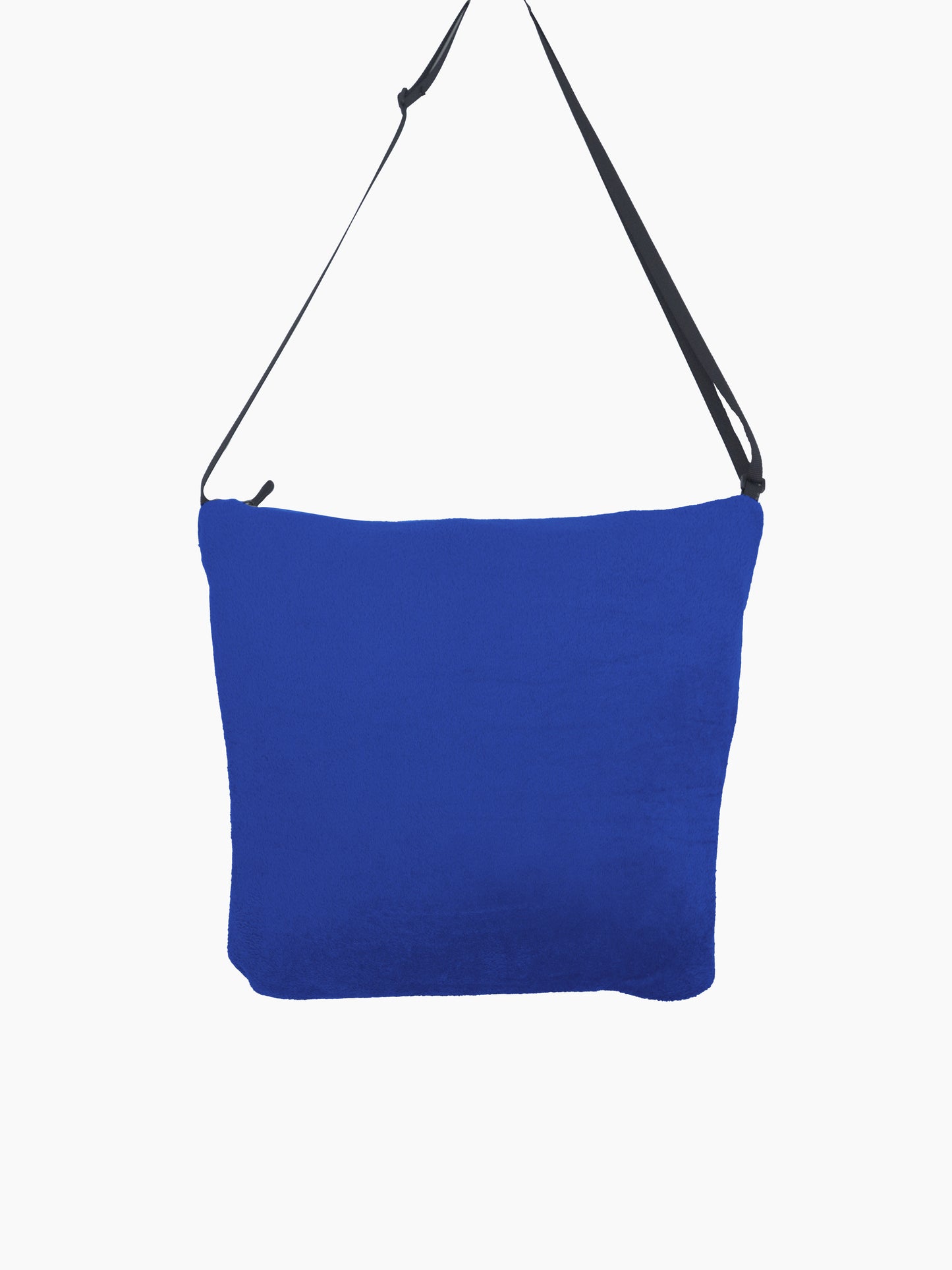 Multipurpose Surf Poncho Changing Towel Robe with Hood & Bag - Royal Blue