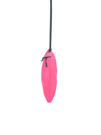 Multipurpose Surf Poncho Changing Towel Robe with Hood & Bag - Hot Pink